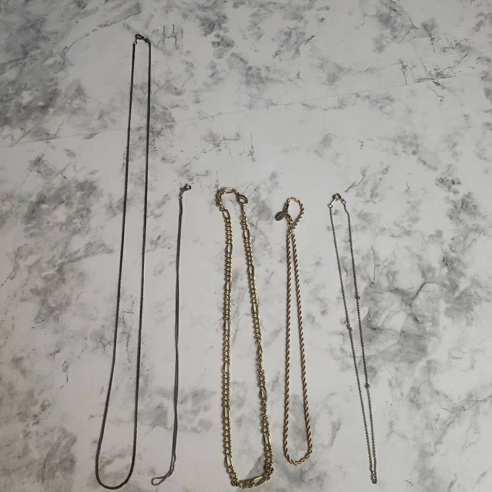 ‎Vintage Necklace Chains Bundle